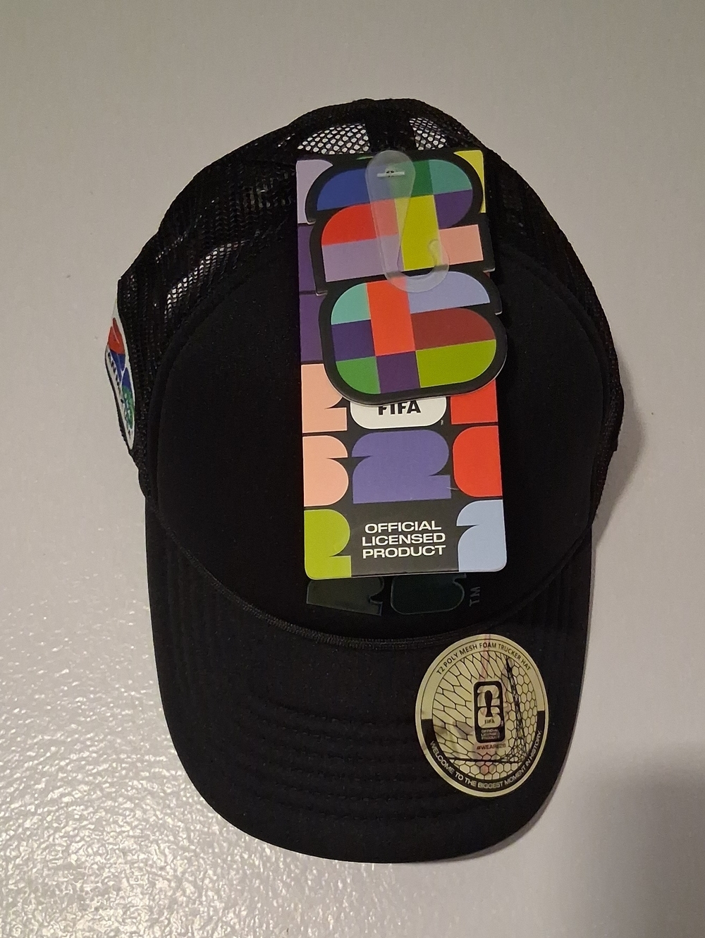 Black Fifa 2026 Mesh  Cap - Official Licensed FIFA Soccer 2026